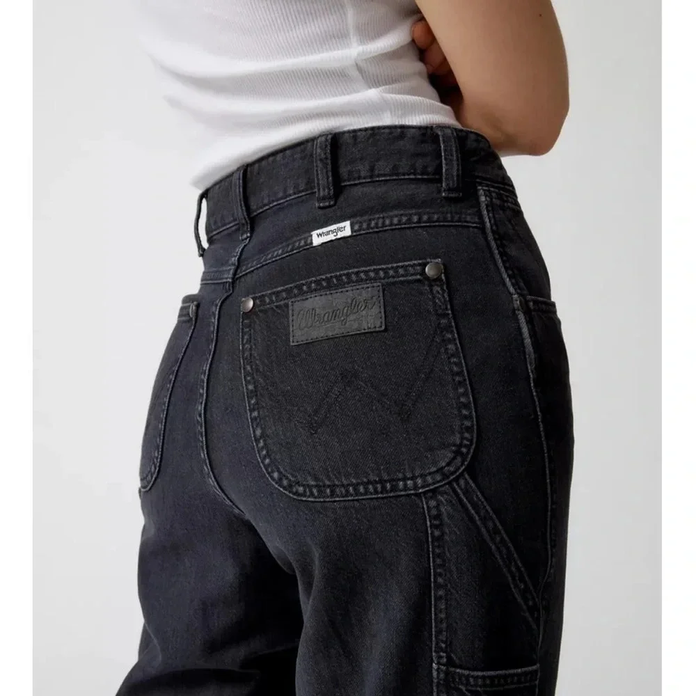 Wrangler’s Women’s Relaxed Carpeter Utility Jeans Size 35 NWT - Picture 4 of 12